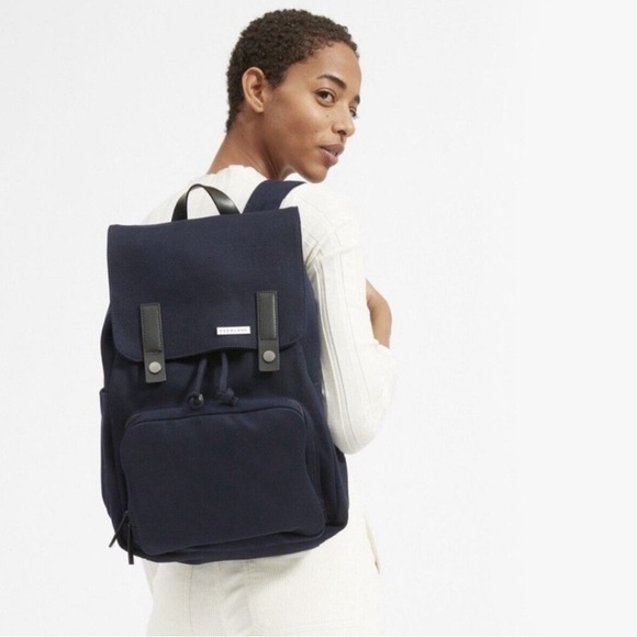 Everlane Handbags - Everlane Modern Snap Backpack Navy
